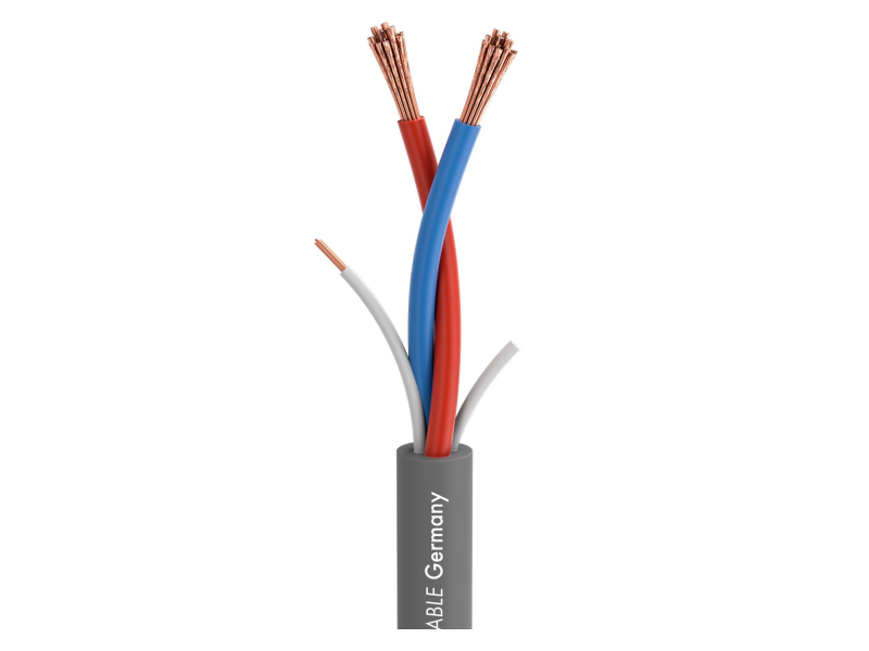 SOMMER CABLE Eclipse SPQ240 MKII kabel głośnikowy 2 x 4,00 mm2; PVC O 9,50 mm; szary